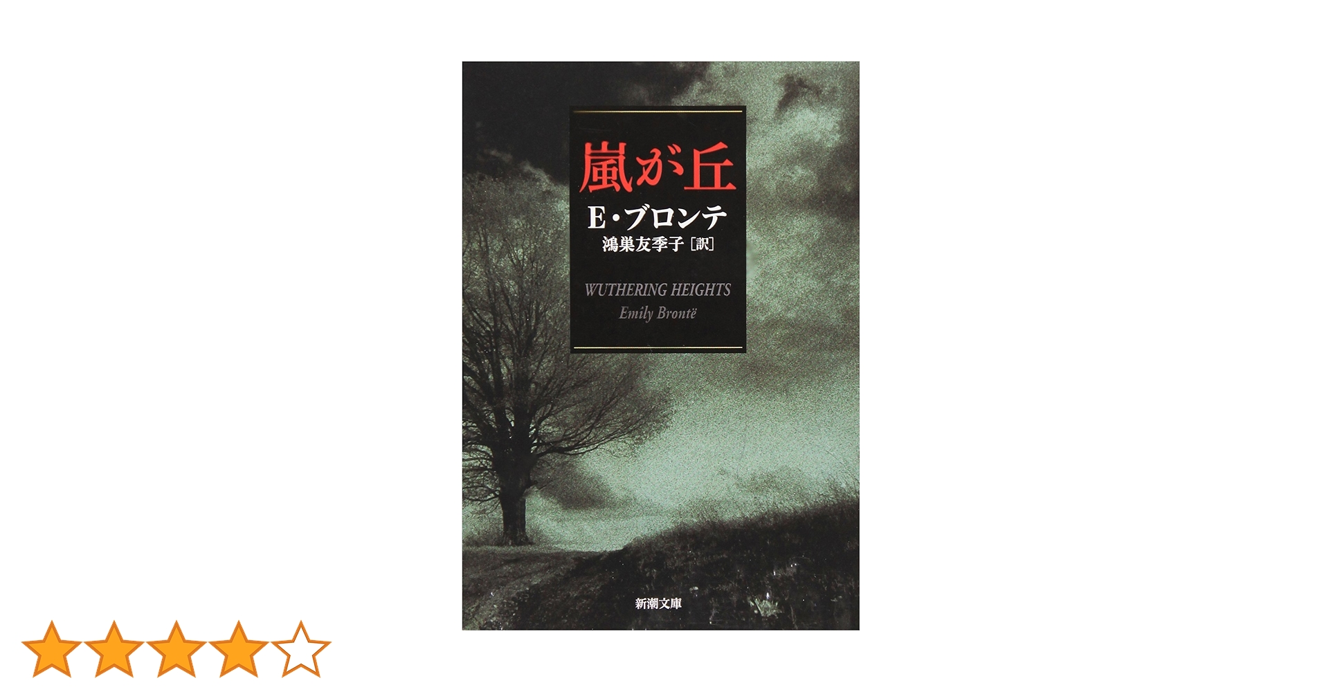 嵐が丘 (新潮文庫) | エミリー・ブロンテ, 友季子, 鴻巣 |本